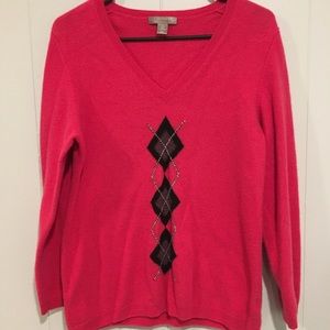 💕 Super Soft • 100% Cashmere • V-Neck Sweater •